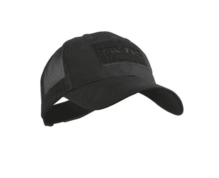 Čepice TRUCKER se síťkou ČERNÁ